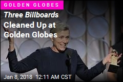 Three Billboards Wins Big at Golden Globes