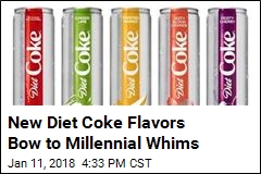 New Diet Coke Flavors Bow to Millennial Whims