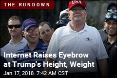 Internet Raises Eyebrow at Trump&#39;s Height, Weight