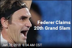 Federer Claims 20th Grand Slam