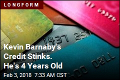 Kevin Barnaby&#39;s Credit Stinks. He&#39;s 4 Years Old