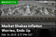 Market Shakes Inflation Worries, Ends Up