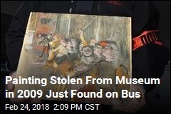 Stolen Painting Worth Nearly $1M Found on Bus