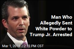 Man Who Allegedly Sent White Powder to Trump Jr. Arrested