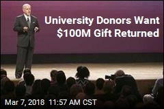 University Donors Want $100M Gift Returned