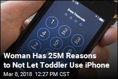 Toddler Locks Woman Out of iPhone for 47 Years