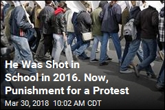 He Was Shot in School in 2016. Now, Punishment for a Protest