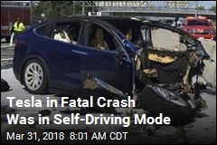 Tesla in Fatal Crash Was in Self-Driving Mode