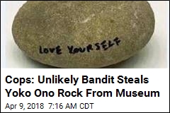 Cops: Unlikely Bandit Steals Yoko Ono Rock From Museum
