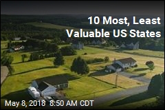 10 Most, Least Valuable US States