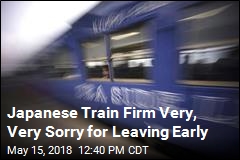 Japanese Train Firm Very, Very Sorry for Leaving Early