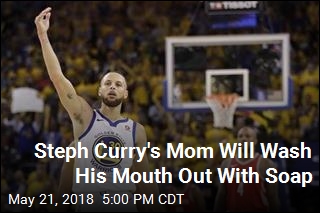 Steph Curry&#39;s Mom Will Wash His Mouth Out With Soap