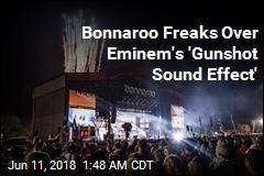 &#39;Gunshot Sound Effect&#39; Causes Panic at Eminem Gig