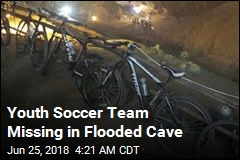 soccer team lost caves