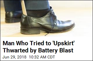 The Tool for a Crime Was in His Shoe. Then, an Explosion
