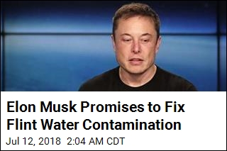 Elon Musk Promises to Fix Flint Water Contamination