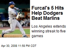 Furcal's 5 Hits Help Dodgers Beat Marlins