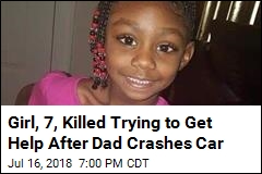 Girl, 7, Killed Trying to Get Help After Dad Crashes Car