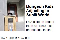Dungeon Kids Adjusting to Sunlit World