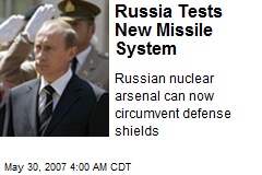 Russia Tests New Missile System