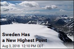 Sweden Has a New Highest Point