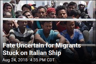 150 Asylum Seekers Held on Docked Italian Ship