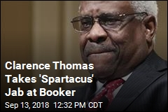 Clarence Thomas Gets in a &#39;Spartacus&#39; Jab at Cory Booker