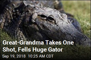 Great-Grandma Takes Down 12-Foot Gator