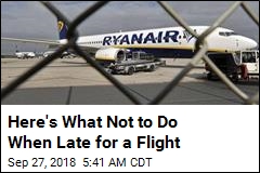 Here&#39;s What Not to Do When Late for a Flight