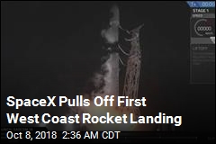 SpaceX Pulls Off First West Coast Rocket Landing