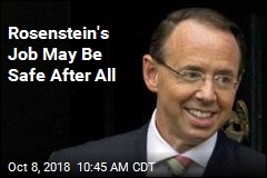Rosenstein&#39;s Job May Be Safe After All