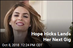 Hope Hicks Lands Her Next Gig