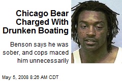 Chicago Bear Charged With Drunken Boating