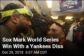 Sox Mark World Series Win With a Yankees Diss