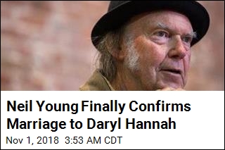 Neil Young Confirms Marriage in Release of Protest Video