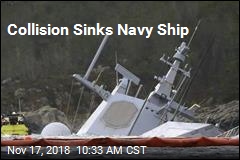 Oil Tanker Sinks Navy Ship