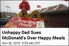 Dad&#39;s Mickey D&#39;s Suit: Stop Pushing Toys on My Kids