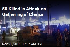 Bomber Kills 50 Muslim Clerics in Kabul Attack