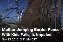 Mother Illegally Crossing Border With Kids Impaled