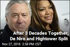 Robert De Niro, Grace Hightower Split