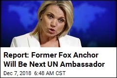 Report: Nauert Will Be Next Ambassador to UN