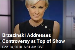 Brzezinski Addresses Controversy at Top of Show