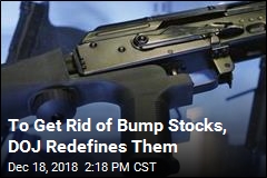 To Get Rid of Bump Stocks, DOJ Redefines Them
