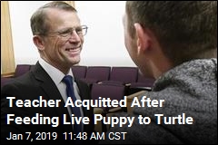 Teacher Who Fed Live Puppy to Turtle Is Cleared