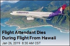 Flight Attendant Dies During Flight From Hawaii
