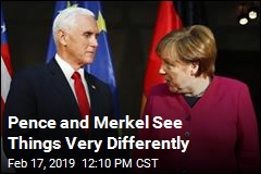 Pence, Merkel Cross Swords