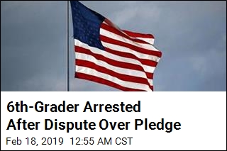 6th-Grader Arrested After Dispute Over Pledge