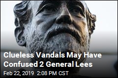 Vandals Apparently Attack Wrong General Lee Statue