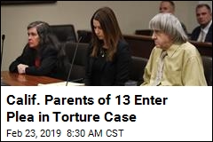 Calif. Parents of 13 Enter Plea in Torture Case