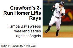 Crawford's 3-Run Homer Lifts Rays